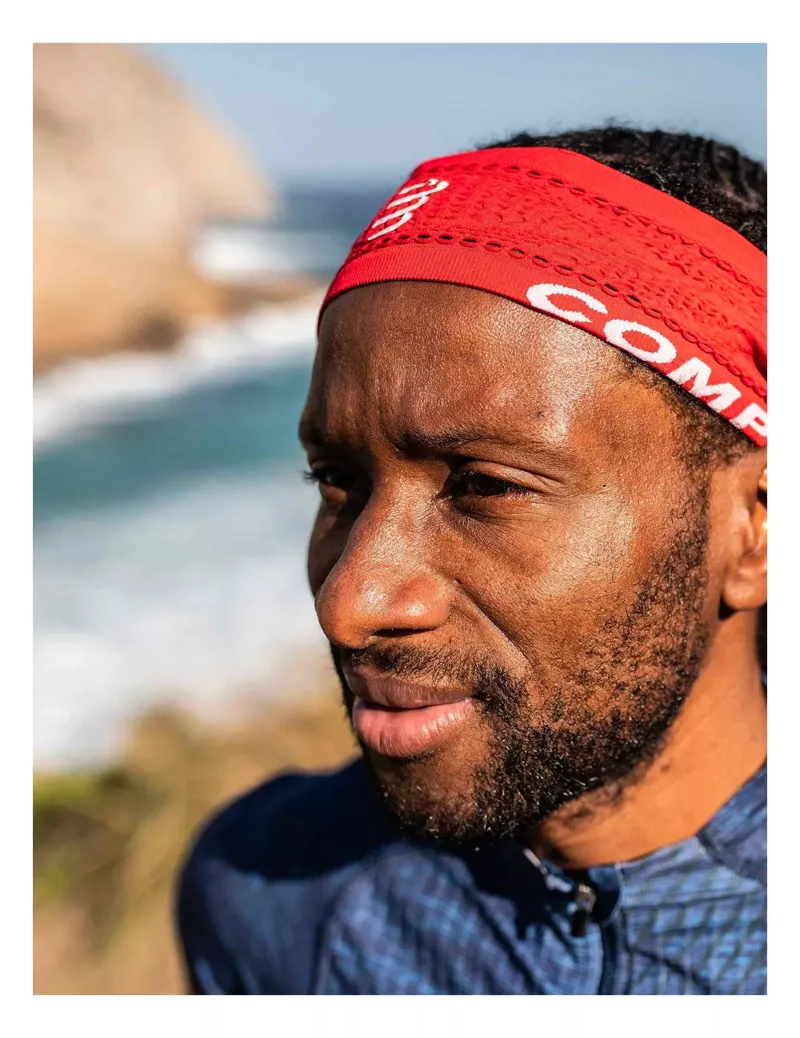 Compressport Thin On/Off Headband Red-3